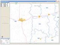 Red Willow, Ne Carrier Route Wall Map